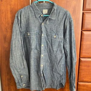 NWOT men’s jcrew chambray -xl
